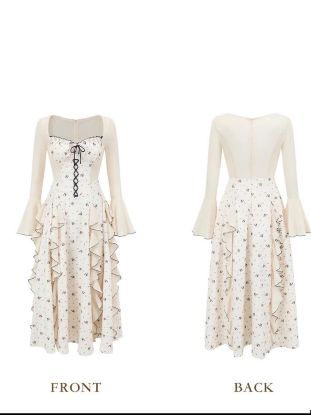 LaceMade corset dress Danube Starry River - Picture 4 of 7